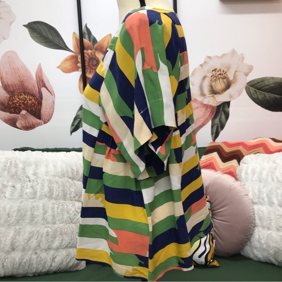 MAEVE 🧡 anthropology abstract over sized blouse - Picture 5 of 14